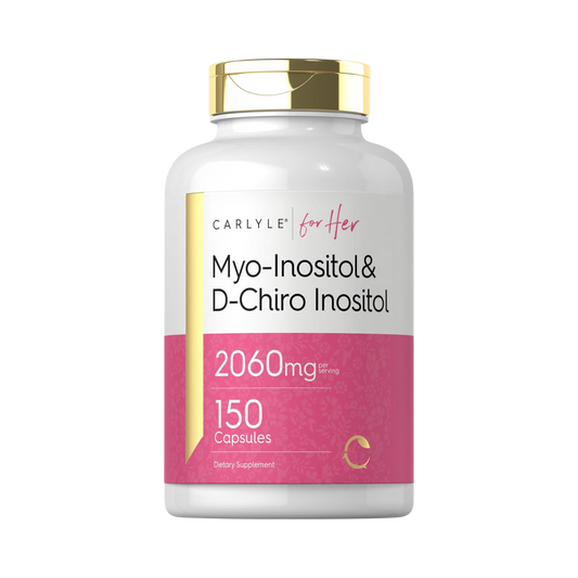 Carlyle Myo-Inositol & D-Chiro Inositol for Women 2060mg 150 Capsules