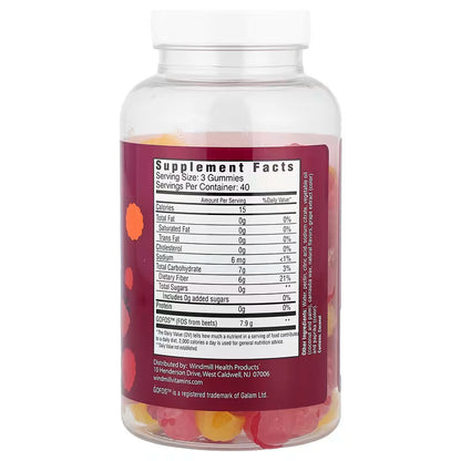Country Farms, Fiber Care®, Fiber Gummies, Mixed Fruit, 120 Gummies