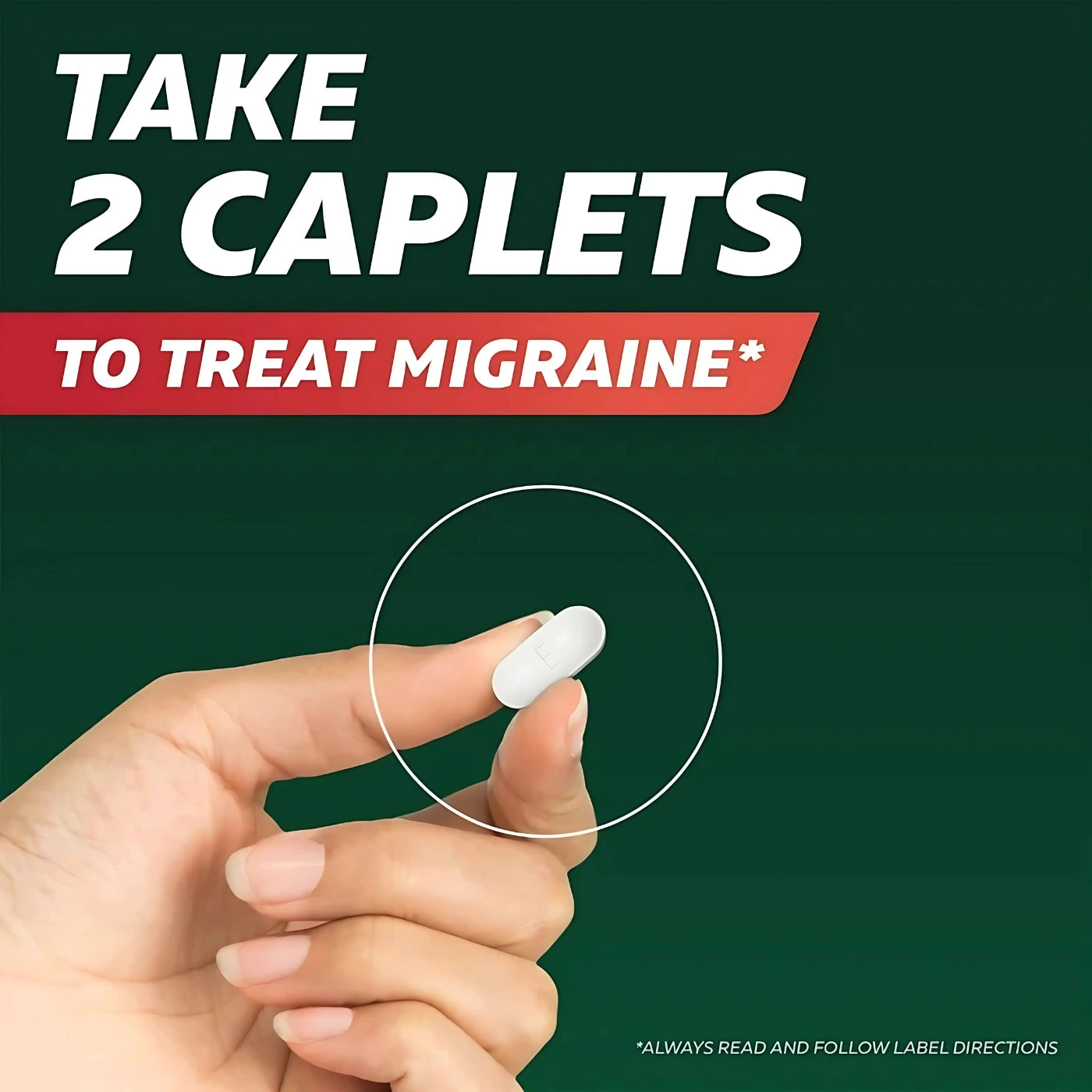 Excedrin Migraine Pain Relief Acetaminophen 250 mg, Aspirin 250 mg, Caffein 65 mg 100 Caplets