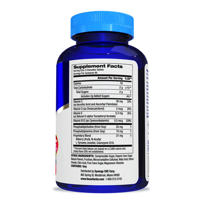 Focus Factor Kids Extra Strength 120 Chewable Tablets