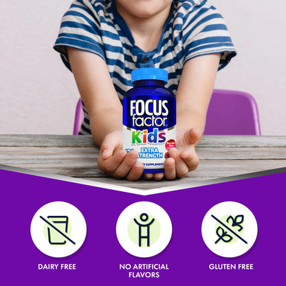 Focus Factor Kids Extra Strength 120 Chewable Tablets