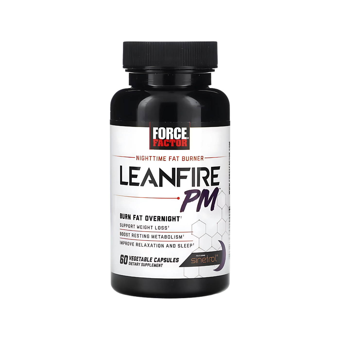 Force Factor Leanfire PM Burn Fat Overnight Veg Caps