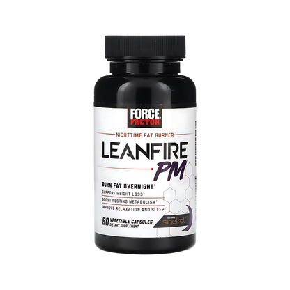 Force Factor Leanfire PM Burn Fat Overnight Veg Caps