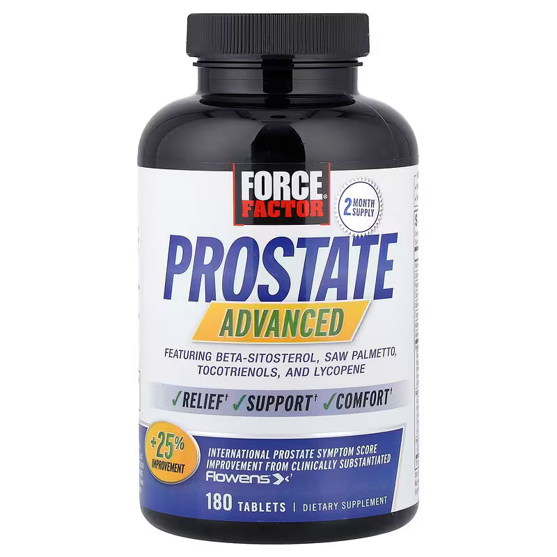 Force Factor Prostate Advanced 180 Tablets