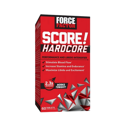 Force Factor Score Hardcore 2.3X Increase Works Tonight 60 Tablets