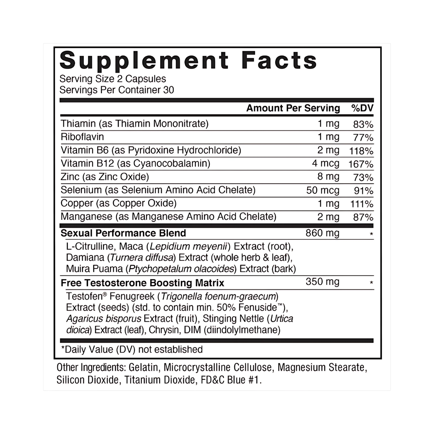 Force Factor Testosterone Test X180 Alpha V2 120 Caps