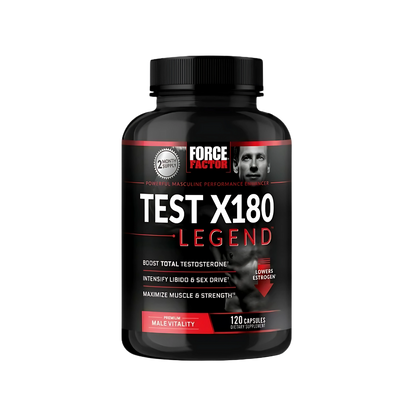 Force Factor Testosterone Test X180 Legend 120 Capsules