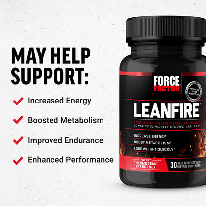 Force Factor LeanFire® – Vegetable Capsules