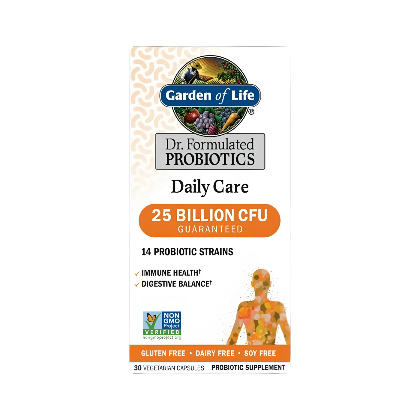 Garden Of Life Dr. Formulated Probiotics 25 Billion CFU 14 Strains 30 Veg Caps