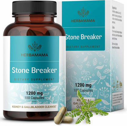 Herbamama Stone Breaker (1200mg, 100 capsules)