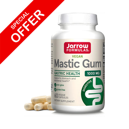 Jarrow Formulas Mastic Gum 1000 mg 60 Veggie Capsules