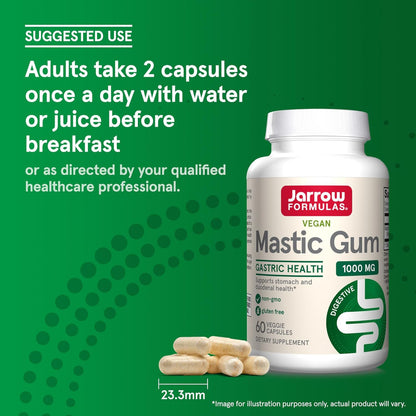 Jarrow Formulas Mastic Gum 1000 mg 60 Veggie Capsules