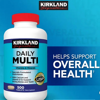 Kirkland Signature Daily Multivitamin & Mineral 500 Tablets