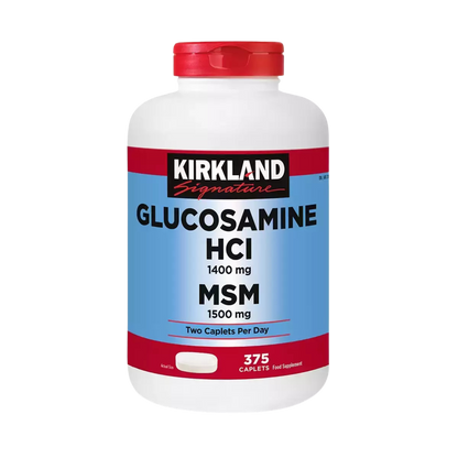 Kirkland Signature Glucosamine HCI with MSM 375 Tablets