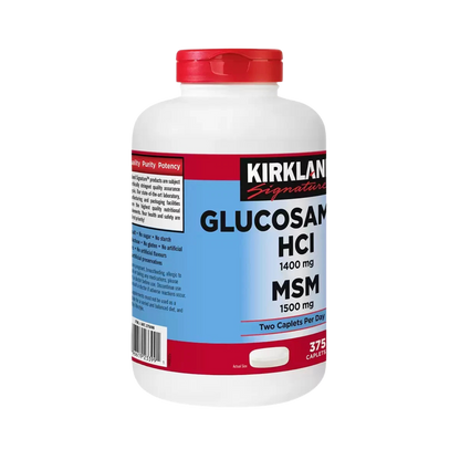 Kirkland Signature Glucosamine HCI with MSM 375 Tablets