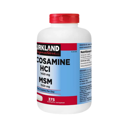 Kirkland Signature Glucosamine HCI with MSM 375 Tablets