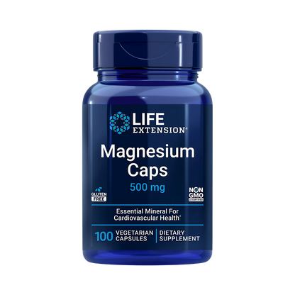 Life Extension Magnesium 500mg 100 Vegan Caps