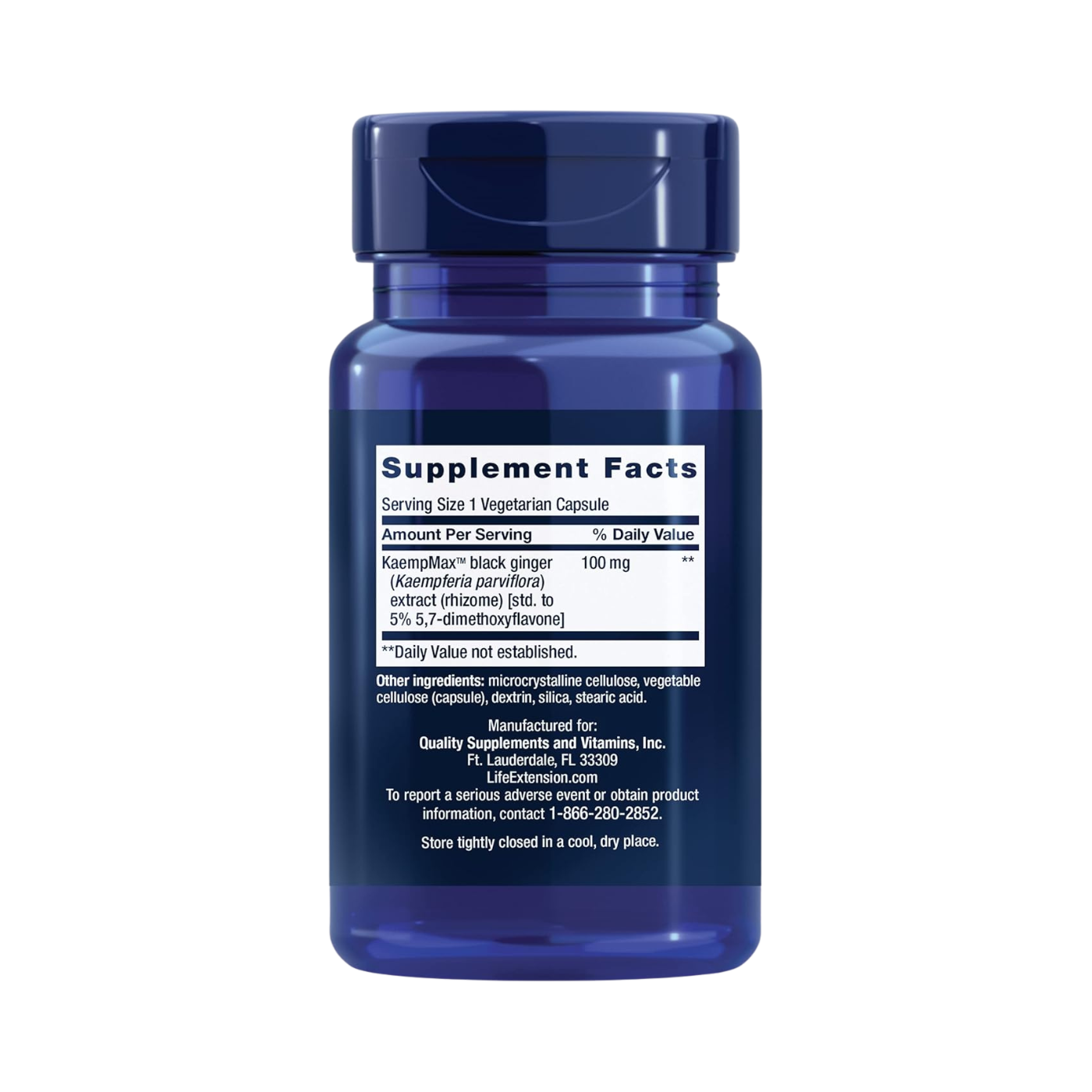 Life Extension Male Vascular Sexual Support – 30 vegetarian capsules