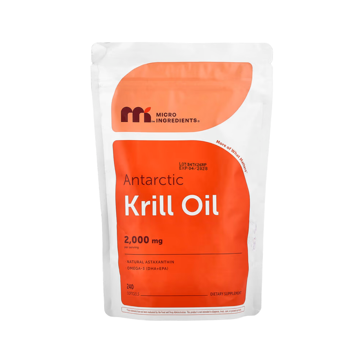 Micro Ingredients, Antarctic Krill Oil with Astaxanthin