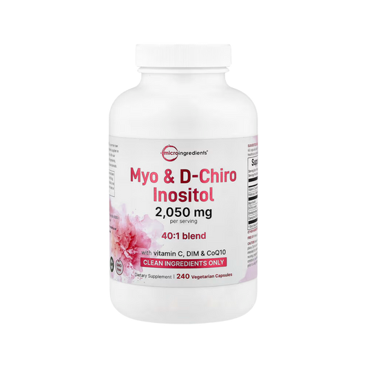 Micro Ingredients, Myo & D-Chiro Inositol, 240 Vegetarian Capsules
