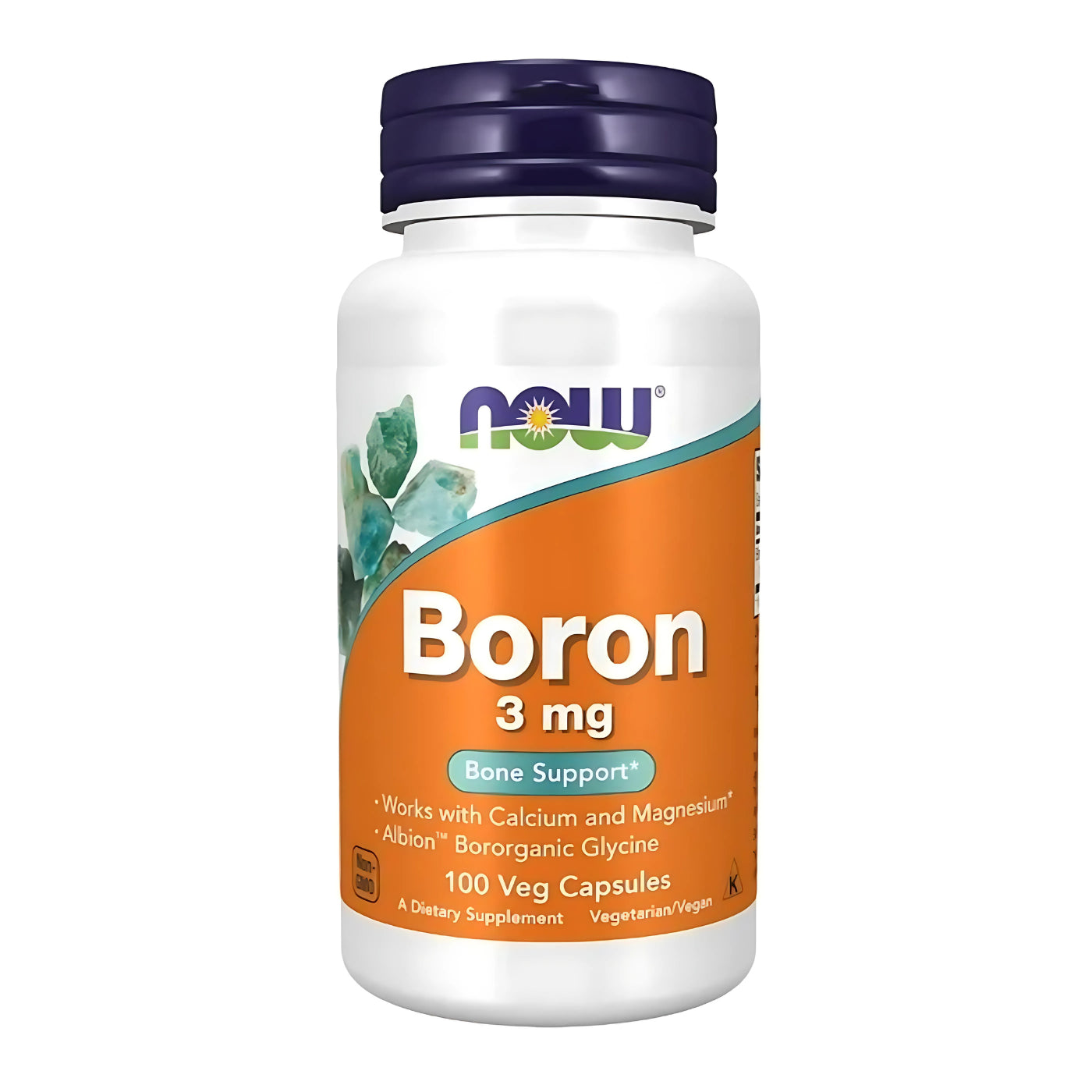 NOW Boron 3 mg 100 Veg Caps