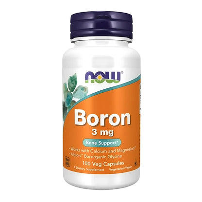 NOW Boron 3 mg 100 Veg Caps