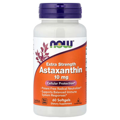 NOW Foods Astaxanthin 10mg – Antioxidant & Skin Support