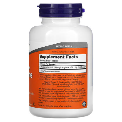 Now L-Arginine 1000mg 120 Tablets