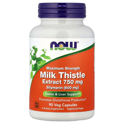 NOW Foods Milk Thistle Extract – 300 mg & 750 mg