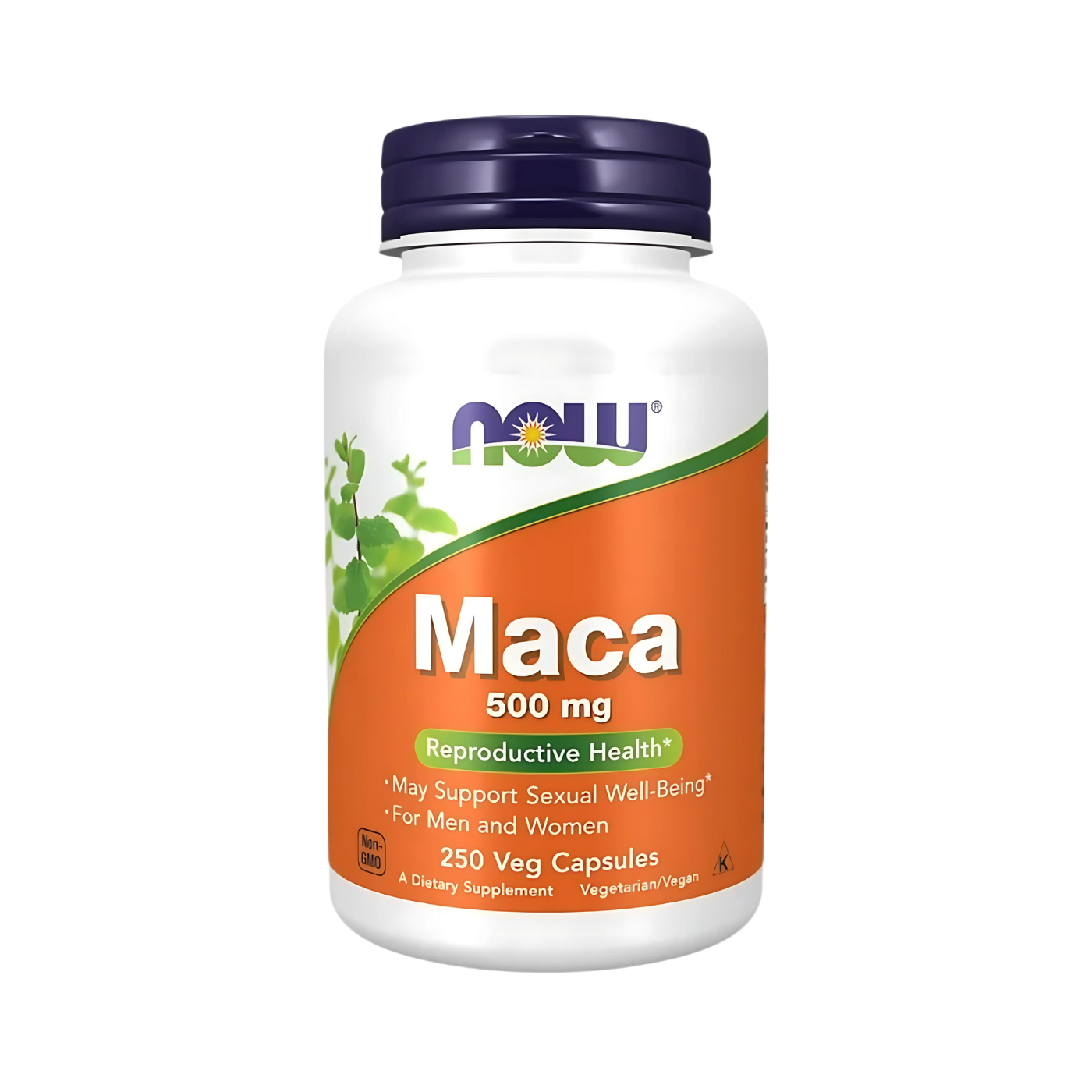 NOW Maca 500 mg 100, 250 Vegetarian Capsules