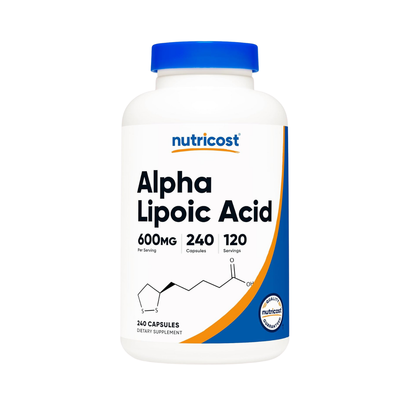 Nutricost Alpha Lipoic Acid 600mg Per Serving, 240 Capsules