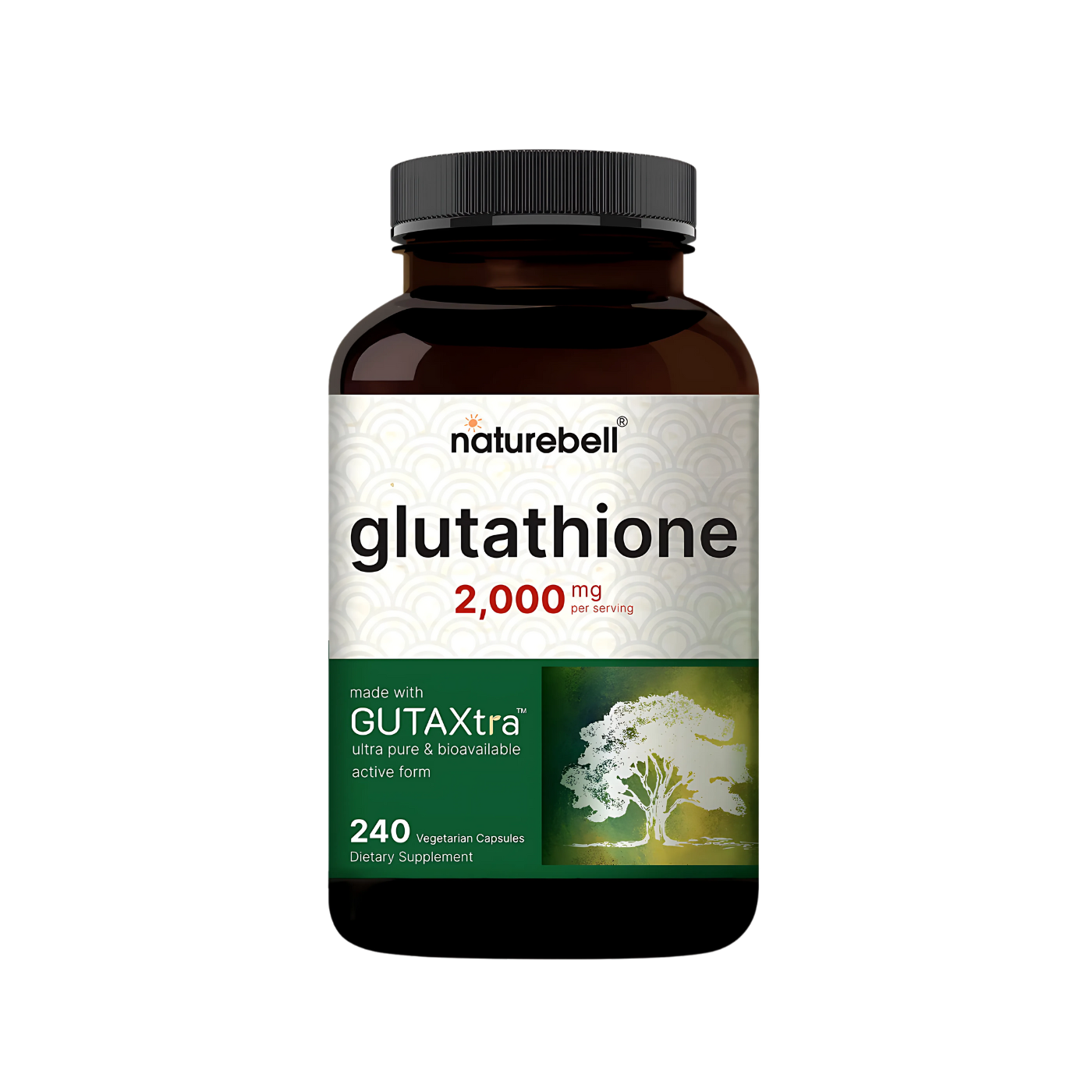 NatureBell Glutathione 2000 mg 240 Veg Capsules