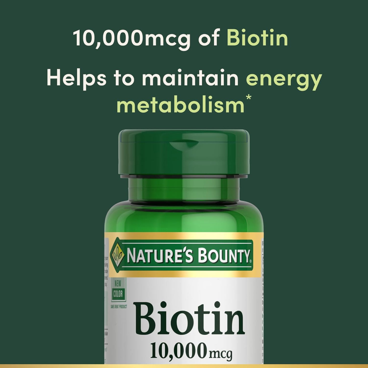 Nature’s Bounty Biotin (10,000 mcg) – 120, 250 softgels