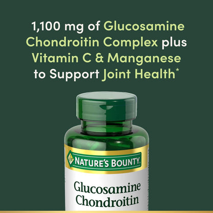 Nature’s Bounty Glucosamine Chondroitin 110 Capsules