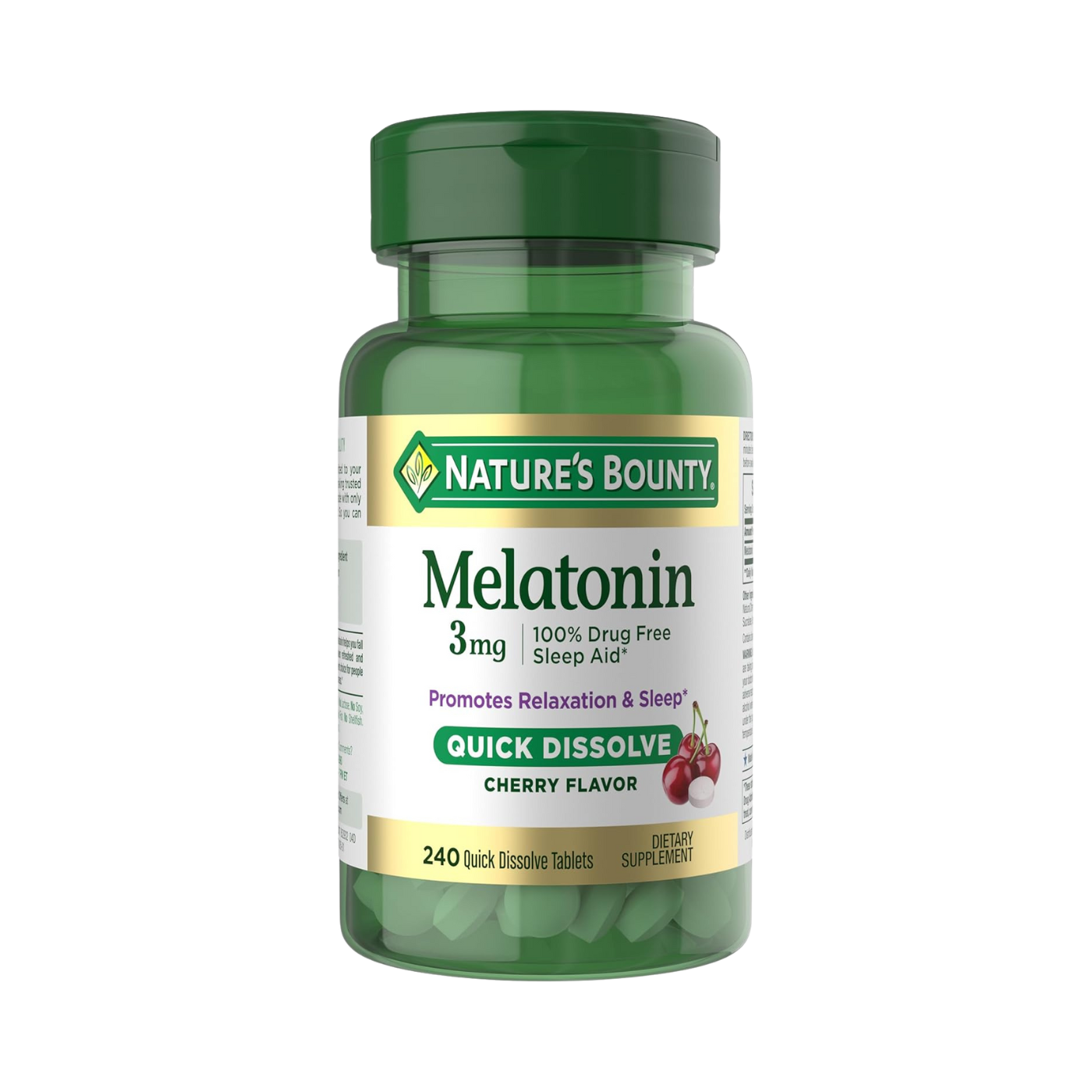 Nature’s Bounty Melatonin Sleep Aid 3mg 240 Tablets