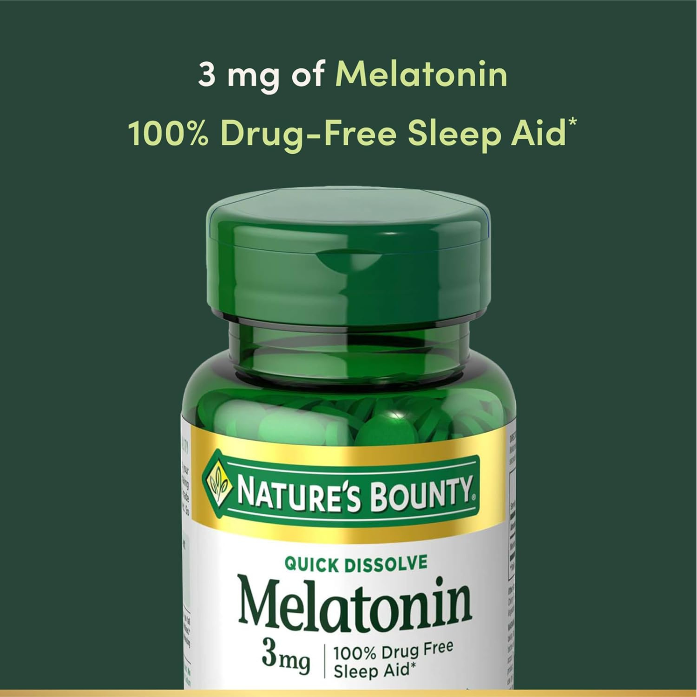 Nature’s Bounty Melatonin Sleep Aid 3mg 240 Tablets