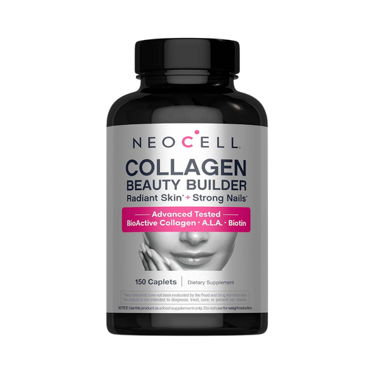 NeoCell Beauty Builder Collagen Type 1 & 3 + Hyaluronic Acid & Biotin – 150 Tablets