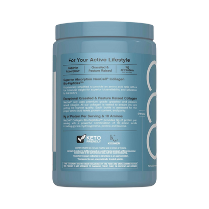 NeoCell Collagen Bio-Peptides Grassfed 283g Powder