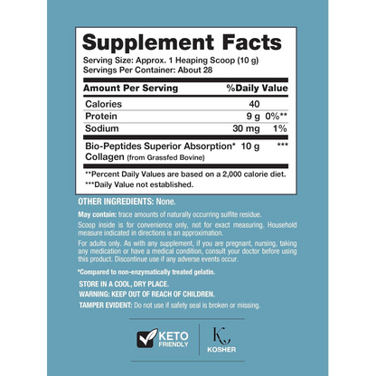 NeoCell Collagen Bio-Peptides Grassfed 283g Powder