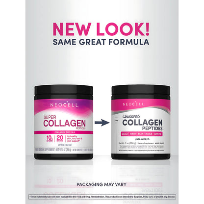 NeoCell GrassFed Collagen Peptides 200g and 400g Powder