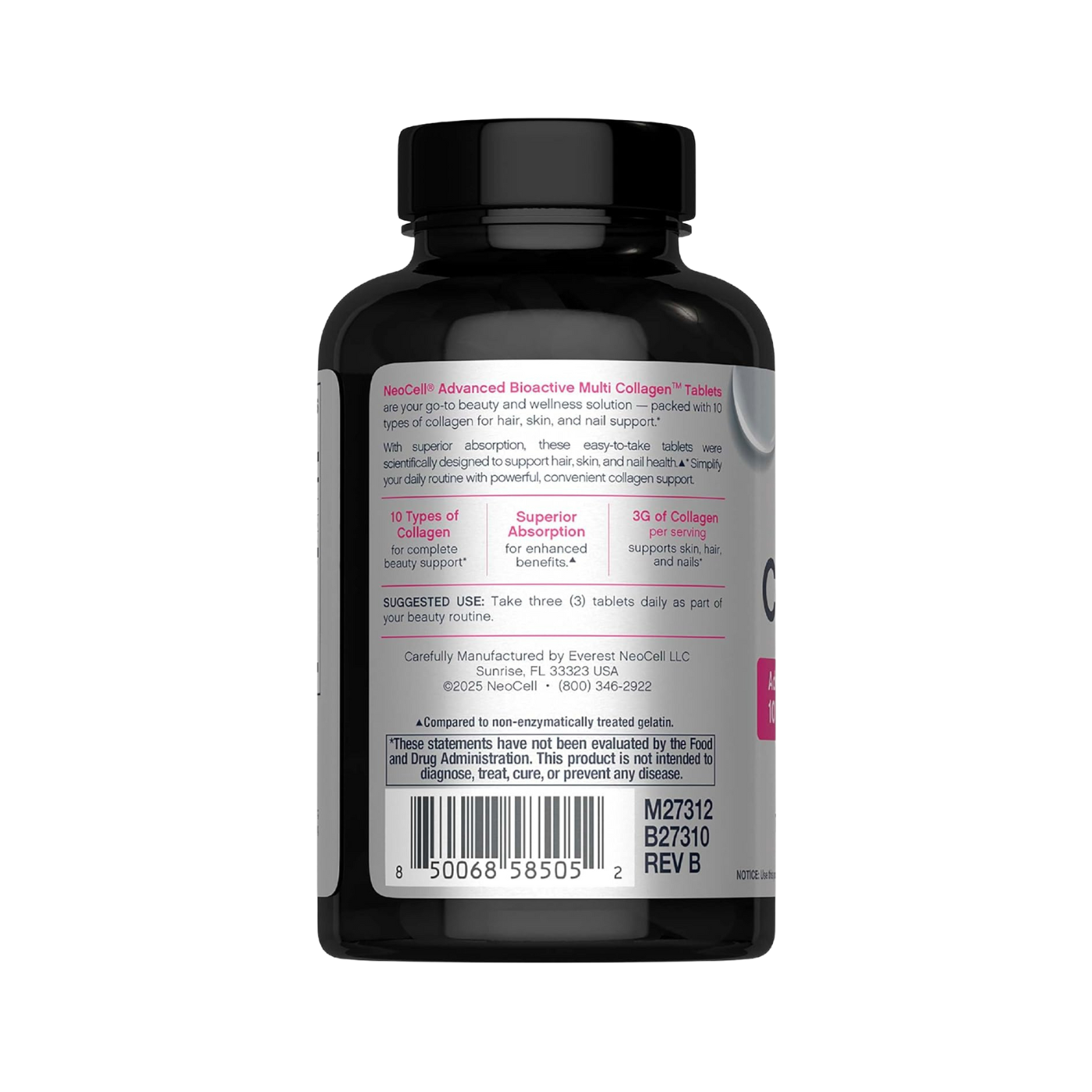 NeoCell Multi Collagen Advanced Beauty Series 10 Types of Collagen 120 Tablets