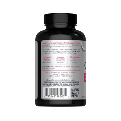 NeoCell Multi Collagen Advanced Beauty Series 10 Types of Collagen 120 Tablets
