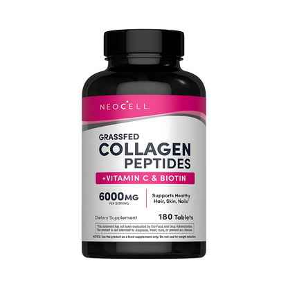 Neocell Grassfed Collagen Peptides + C & Biotin 180, 270, 360 Caplets