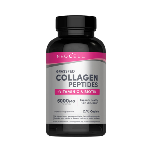 Neocell Grassfed Collagen Peptides + C & Biotin 180, 270, 360 Caplets
