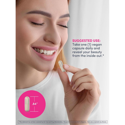 Neocell Hyaluronic Acid Daily Hydration for Skin Hydration & Suppleness 125mg 60 Capsules