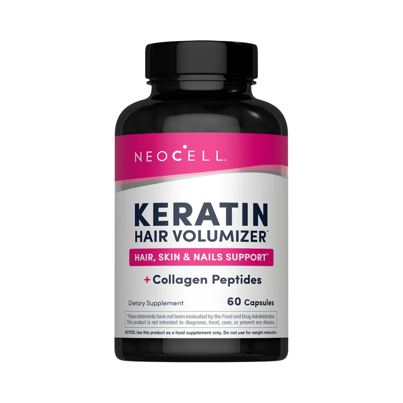 Neocell Keratin Hair Volumizer, 60 Vegetarian Capsules