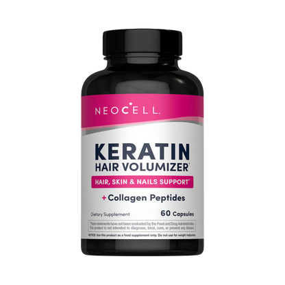 Neocell Keratin Hair Volumizer, 60 Vegetarian Capsules