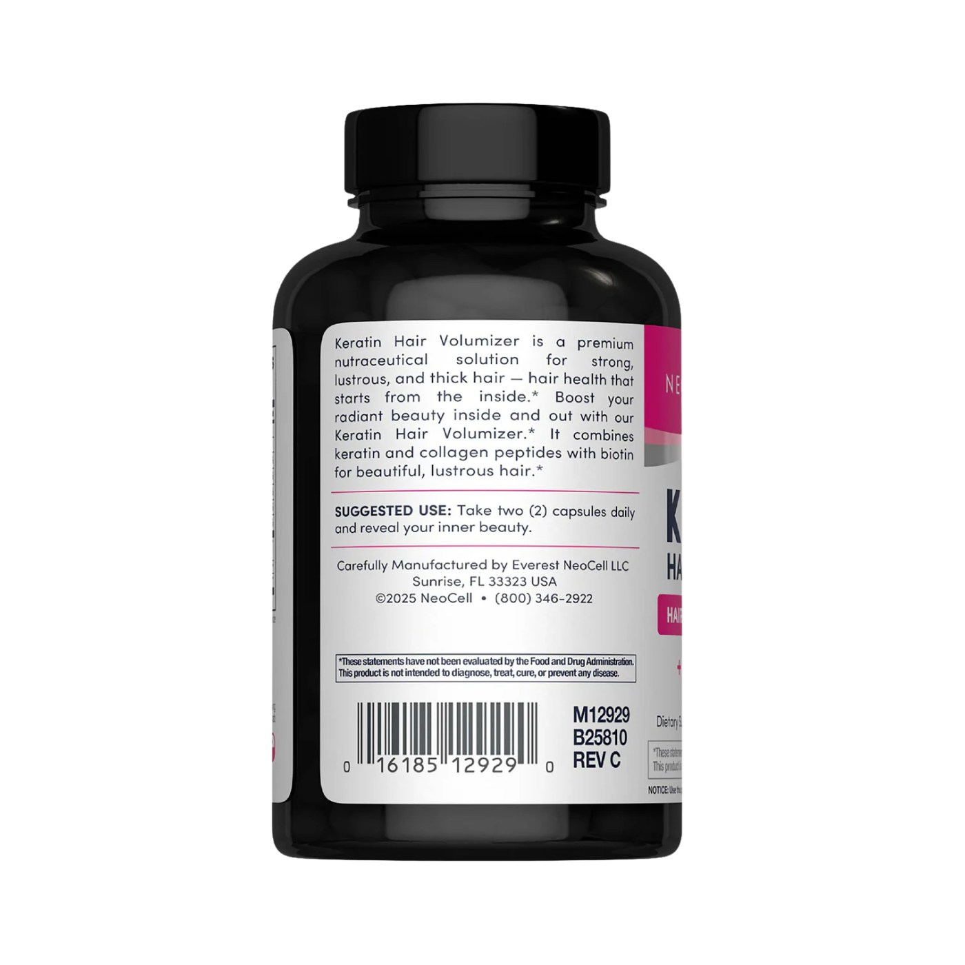 Neocell Keratin Hair Volumizer, 60 Vegetarian Capsules