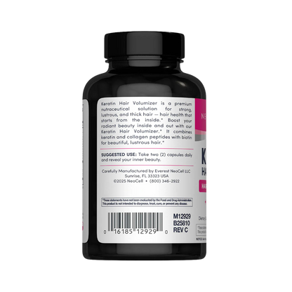 Neocell Keratin Hair Volumizer, 60 Vegetarian Capsules