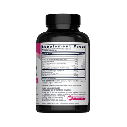 Neocell Keratin Hair Volumizer, 60 Vegetarian Capsules